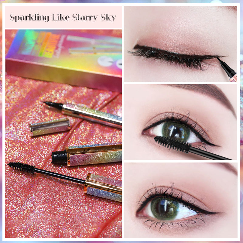 Galaxy Lash & Liner Duo ✨ Waterproof Mascara + Quick-Dry Eyeliner! 💦 24H No Smudge, Clump-Free Volume & Winged Perfection 🌟 #LashHack #EyelinerHack #NoPandaEyes Galaxy Lash & Liner Duo ✨ Waterproof Mascara + Quick-Dry Eyeliner! 💦 24H No Smudge, Clump-Free Volume & Winged Perfection 🌟 #LashHack #EyelinerHack #NoPandaEyes